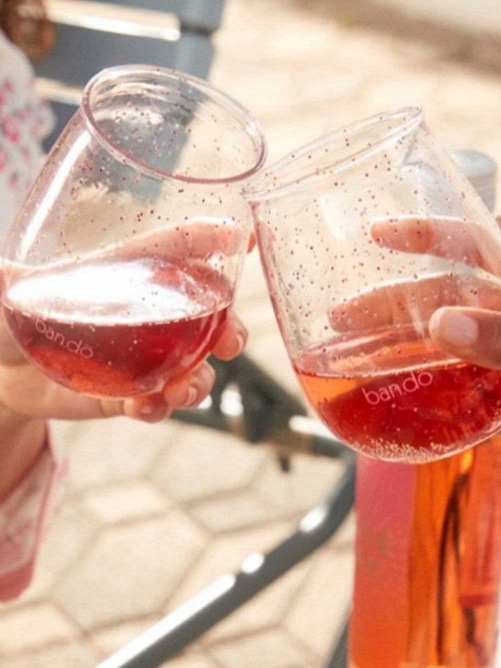 Bando Sparkle Wine Glasses- set of 4